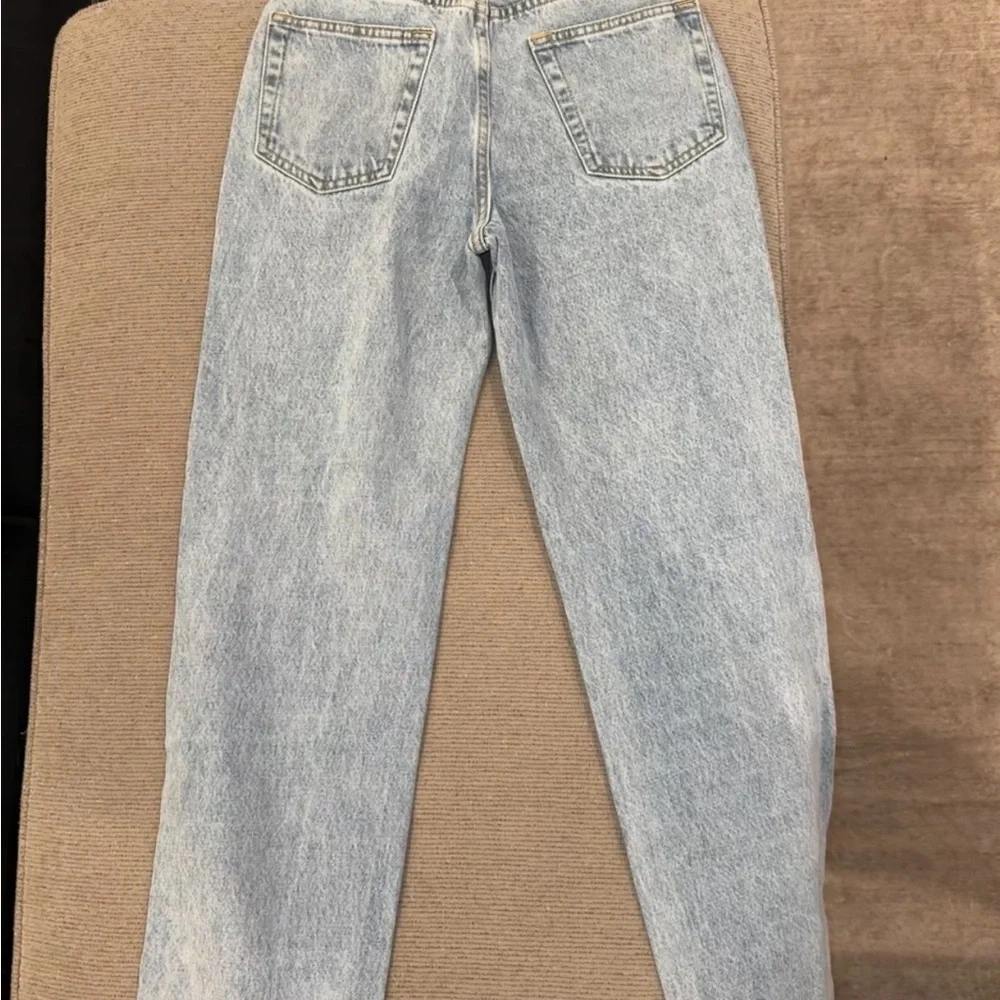 Princess Polly Light Blue Denim Pants - Picture 5 of 6